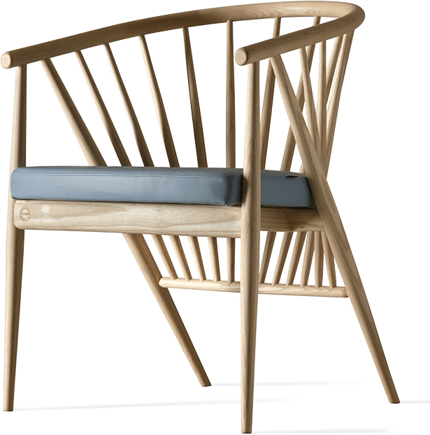 Mobiliário de linhas limpas em ambiente residencial contemporâneo